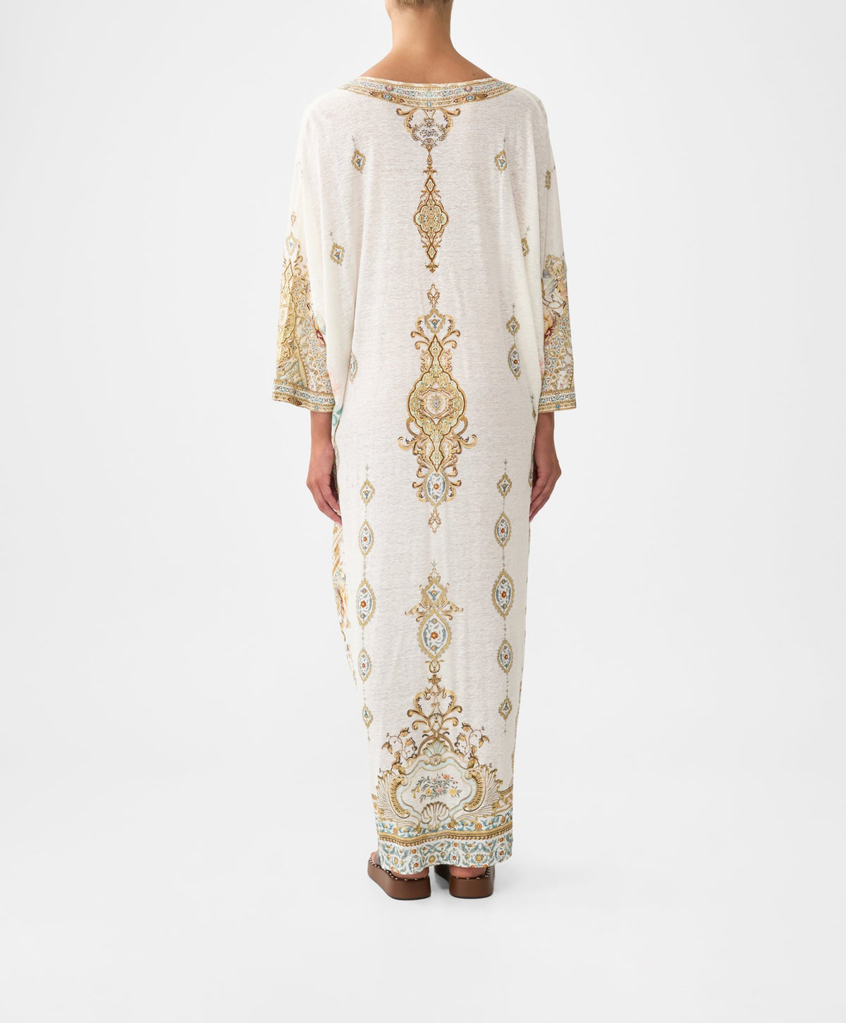 V NECK BATWING KAFTAN
