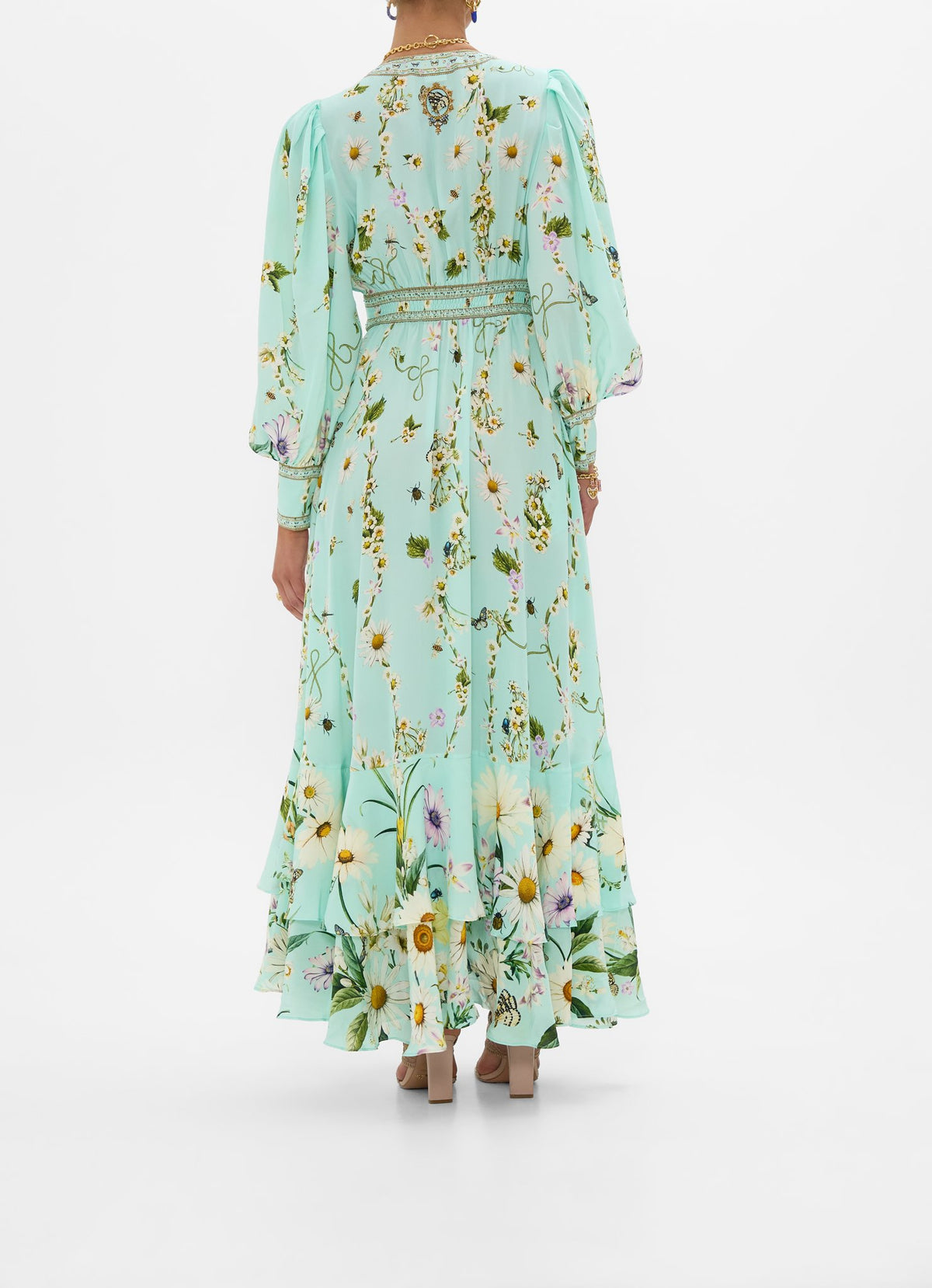 LONG BUTTON FRONT DRESS