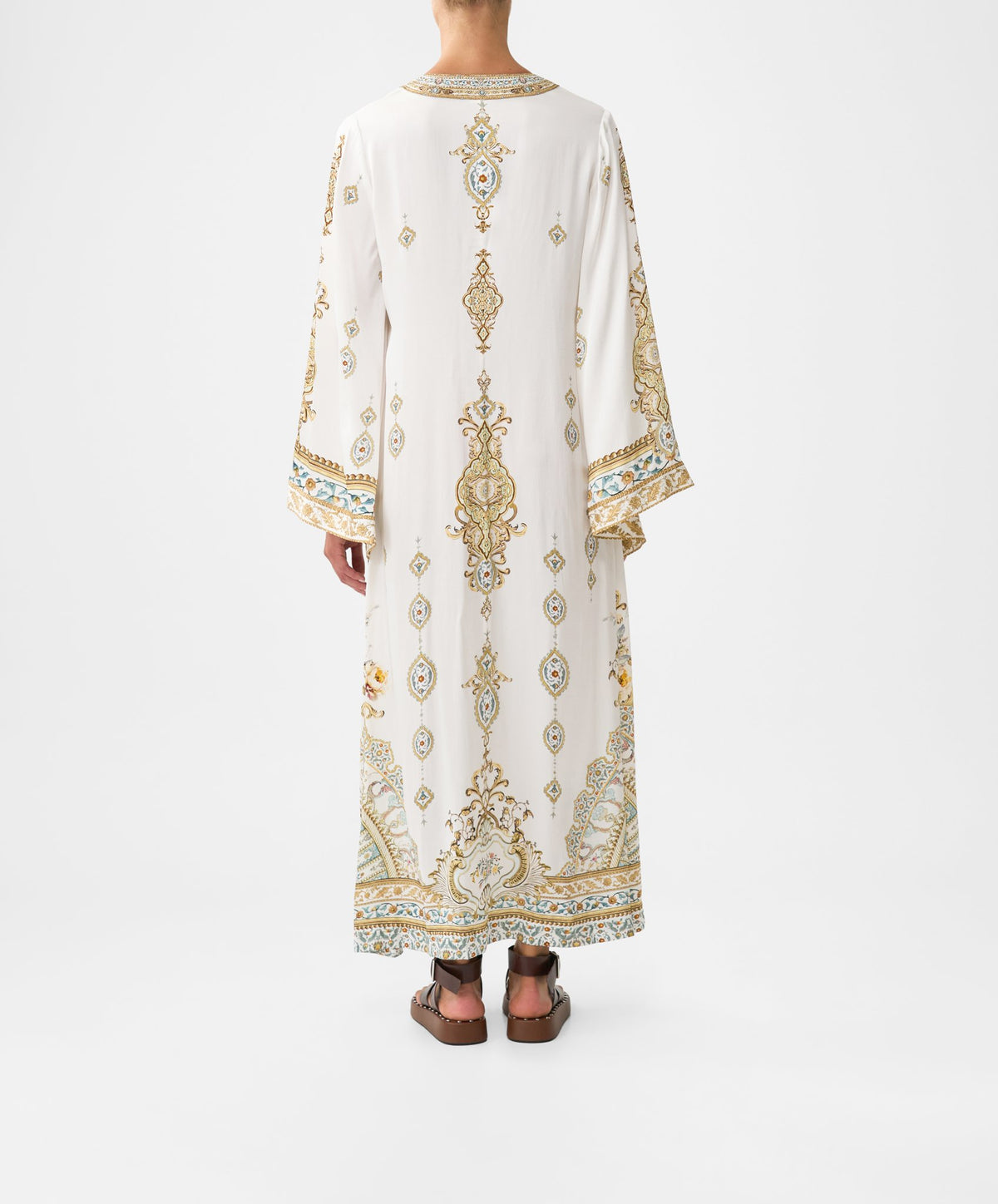 DEEP V NECK HARDWARE KAFTAN