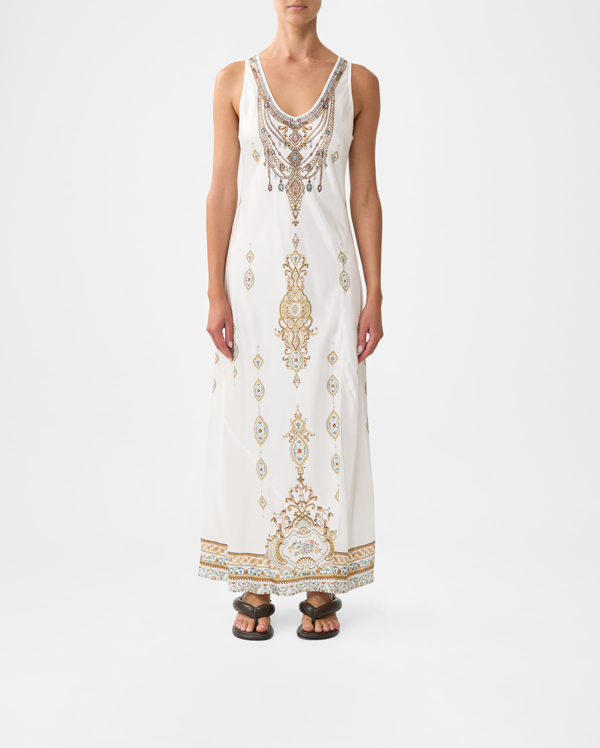 BIAS CUT TANK DRESS
