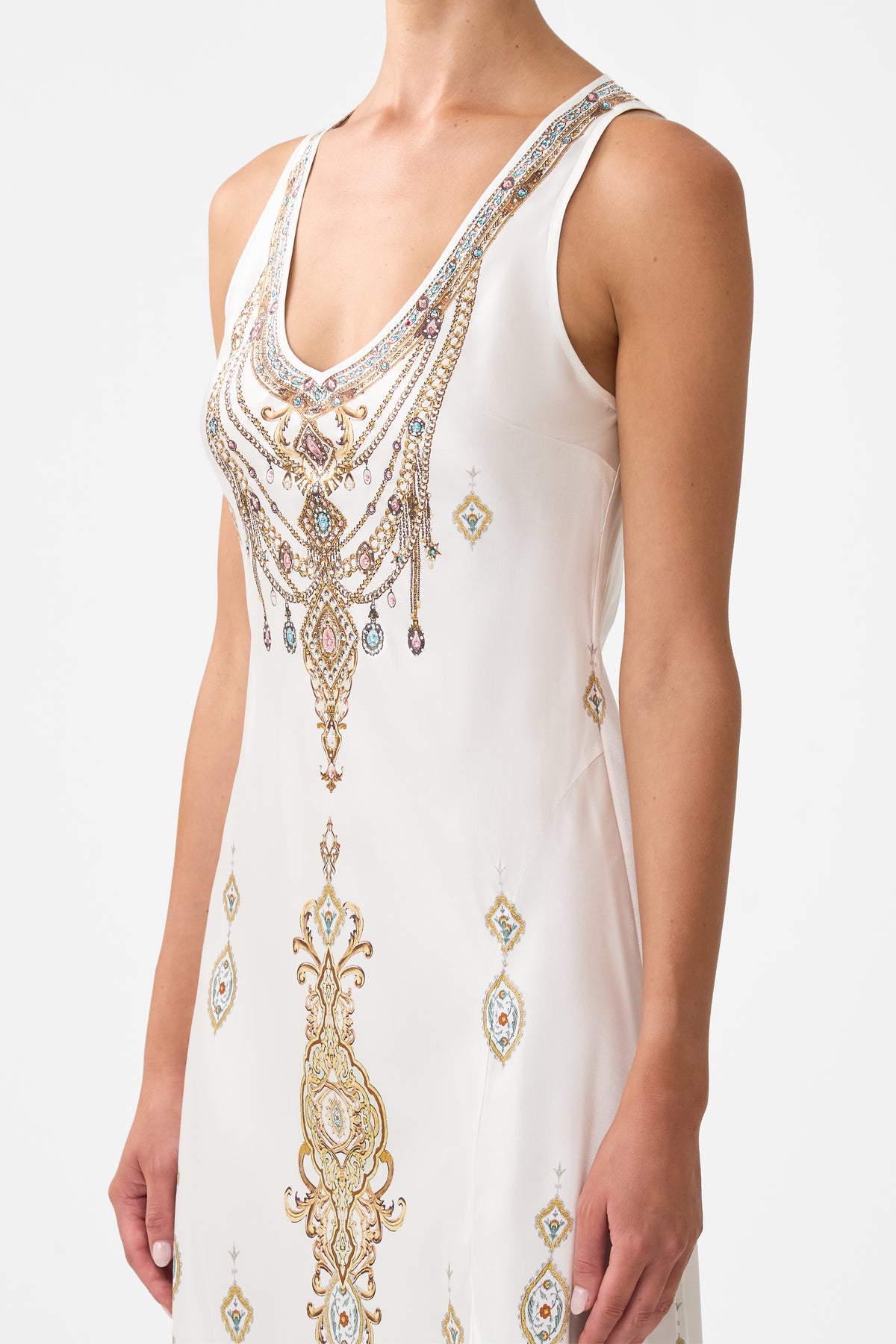 BIAS CUT TANK DRESS